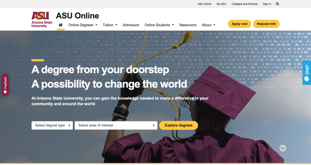 10 Best Higher Education Website Design Ideas to Boost Enrollment 10 Higher Education Website Design UX: Arizona State University