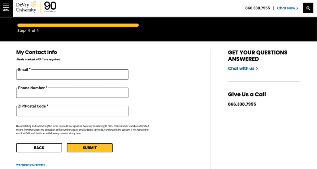 10 Best Higher Education Website Design Ideas to Boost Enrollment 23 Devry 2