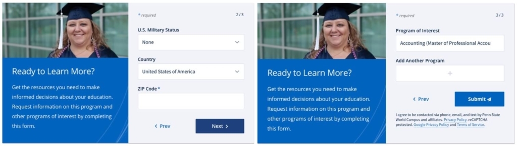 10 Best Higher Education Website Design Ideas to Boost Enrollment 21 Higher Education Website Design Forms: Penn State