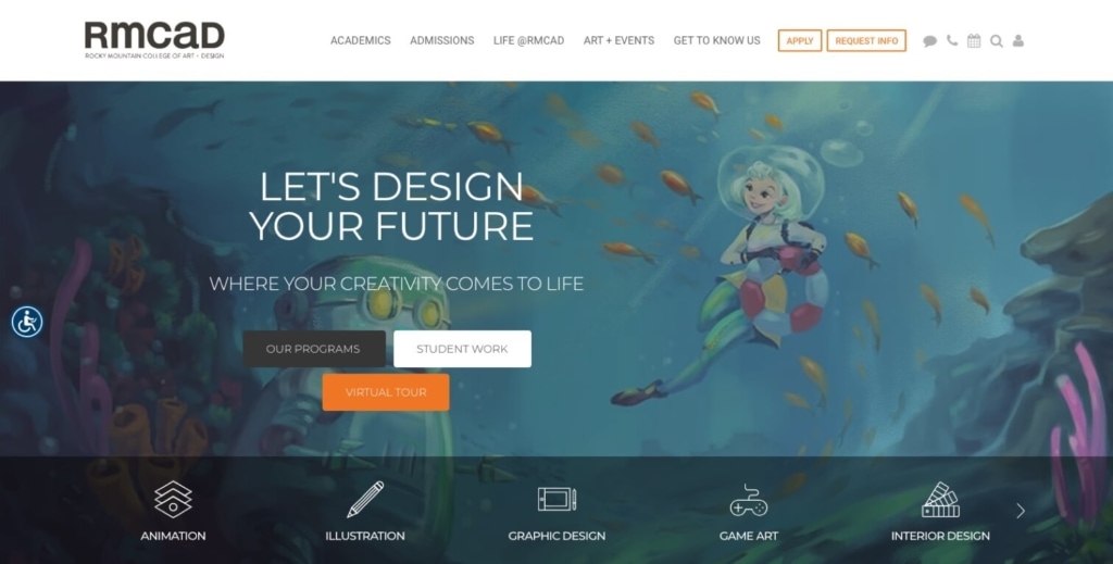 10 Best Higher Education Website Design Ideas to Boost Enrollment 3 Higher Education Website Design - Rocky Mountain U