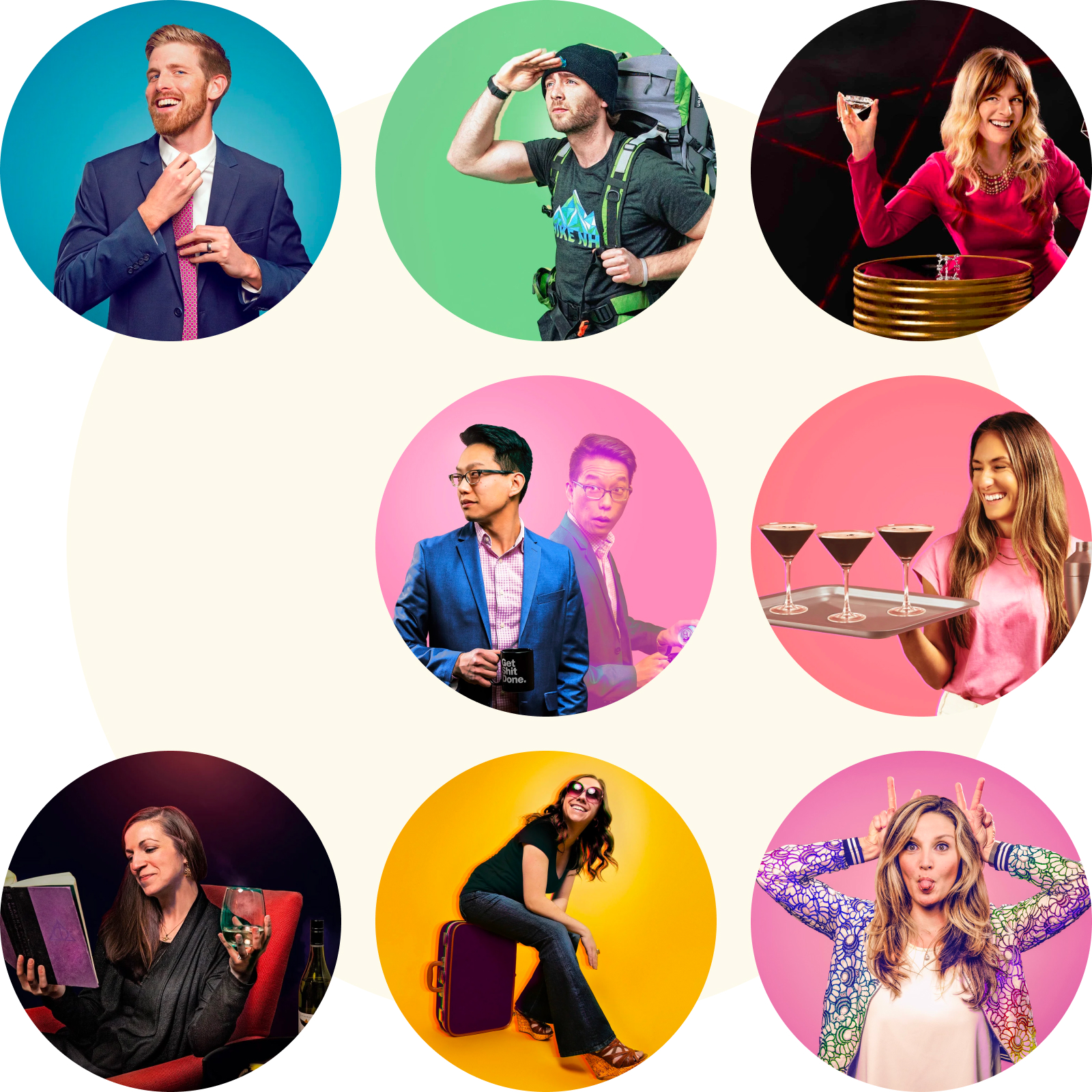 Collage of Vital Team photos