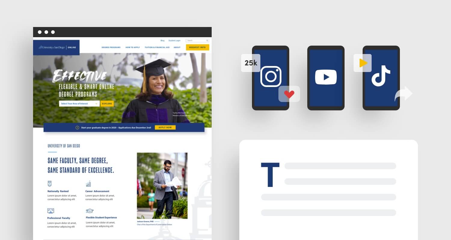 marketing strategy to attract students