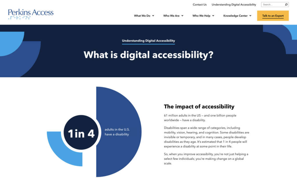 Perkins Access Screen 1