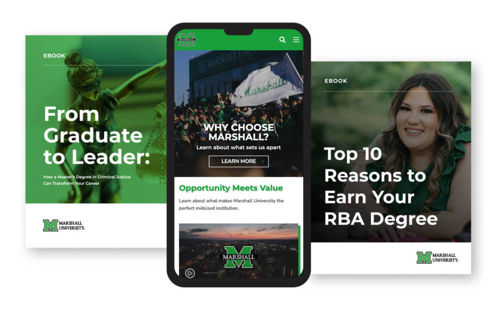 Marshall University | Paid Media Management 4 Marshall assets