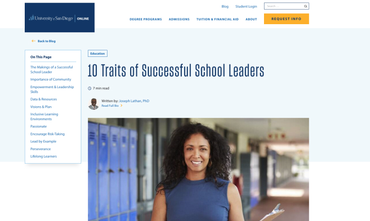 Traits of successful school leaders Blog